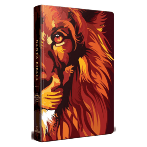 Biblia Letra Grande Tamaño Manual - León de Judá Marrón, Tapa Dura - RVR1960